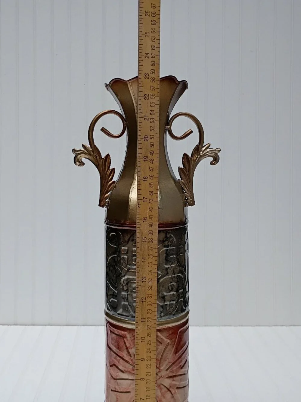 Tall Metal Floor Vase 23